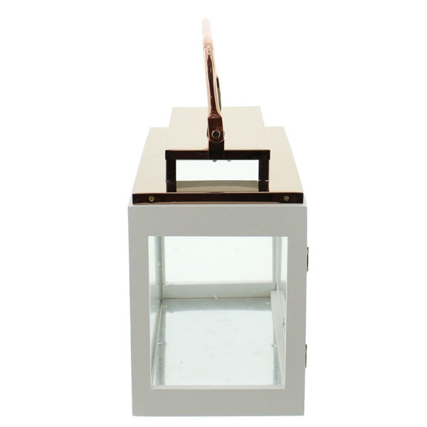 Mercer41 10'' H Copper Tabletop Lantern & Reviews Wayfair